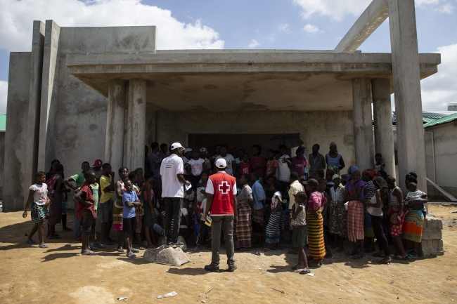 Türk Kızılay'dan Mozambik'e gıda yardımı